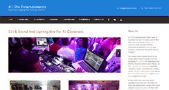 Desktop Screenshot of a1proents.com