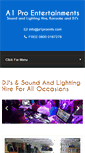 Mobile Screenshot of a1proents.com